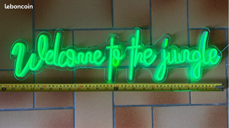 Néon LED Welcome to the jungle (image 3)