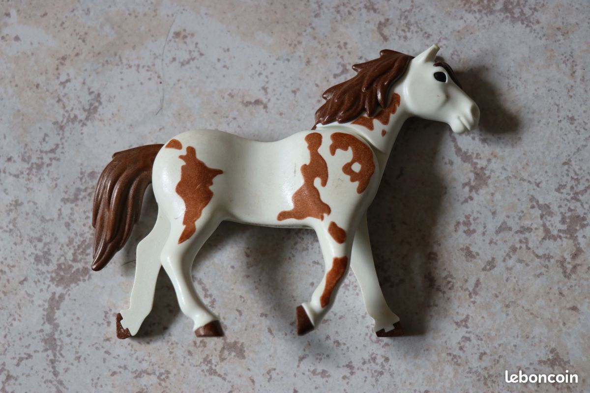 Playmobil cheval tâches velours (image 10)