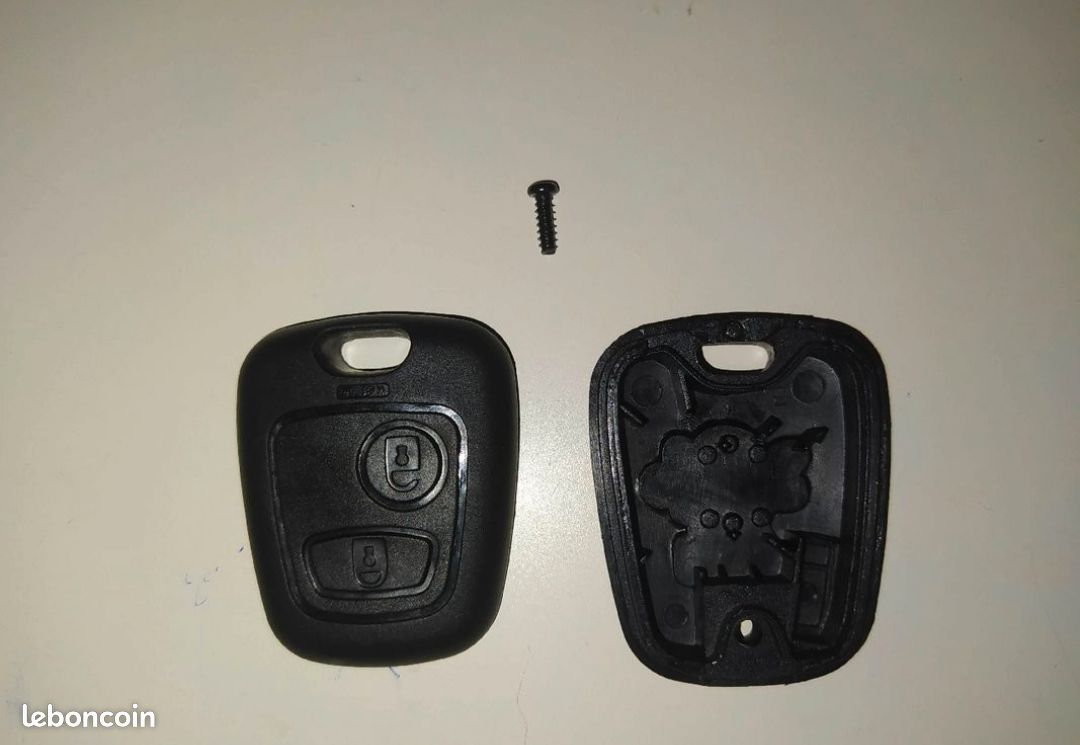 Coque De Clé Plip De Remplacement Pour Peugeot 106 206 306 307 406 Etc. - Générique - Avec Lame Vierge