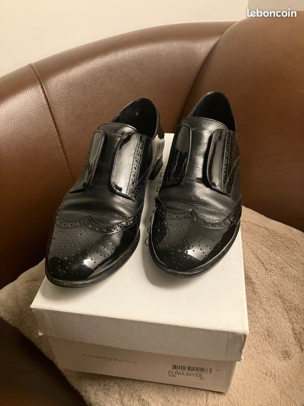 Mocassins COSMOPARIS noir 37 Chaussures