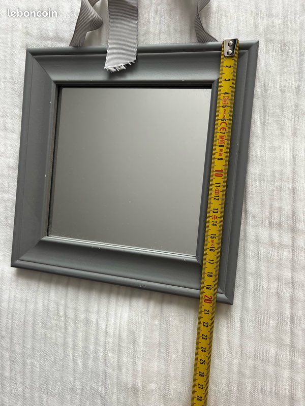 Miroirs deco bois gris neufs (image 2)
