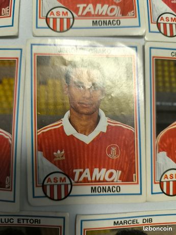 8 Stickers Panini Toulouse Foot 93 – France 1993, Brillants, Non Collés