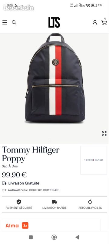 Sac à dos femme Tommy Hilfiger (image 3)