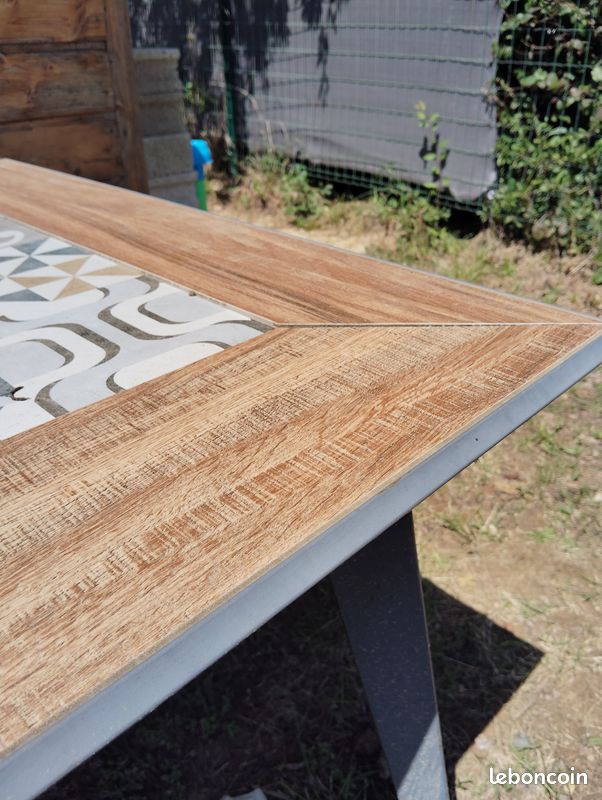 Table de jardin avec 6 chaises (image 2)