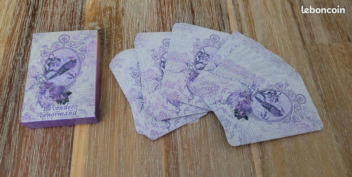 Oracle Lavender Lenormand – Merveille – Format de Poche – Neuf sous Cello (image 3)