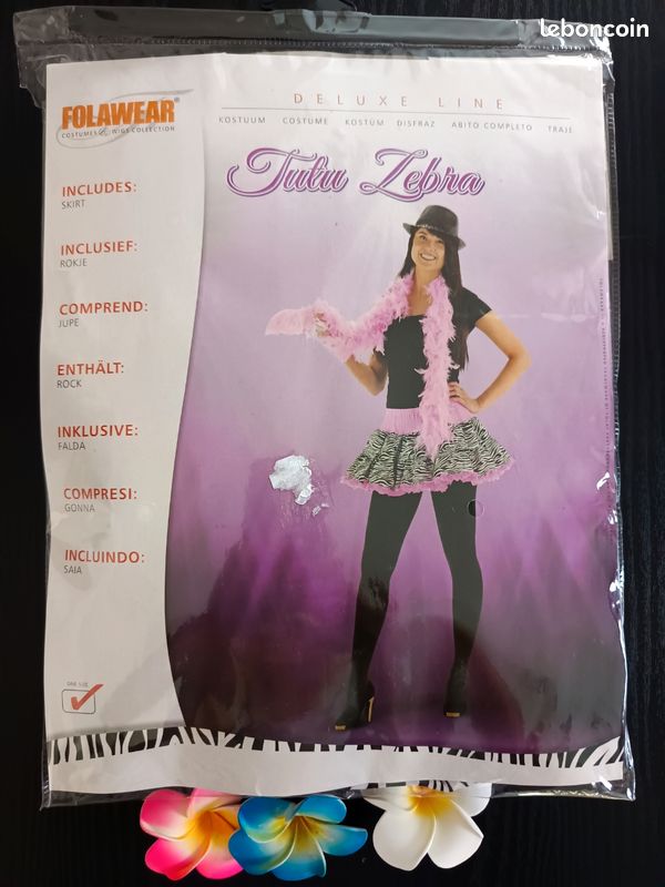 Déguisement tutu zèbre,
taille unique
neuf jamais utilisé (image 1)