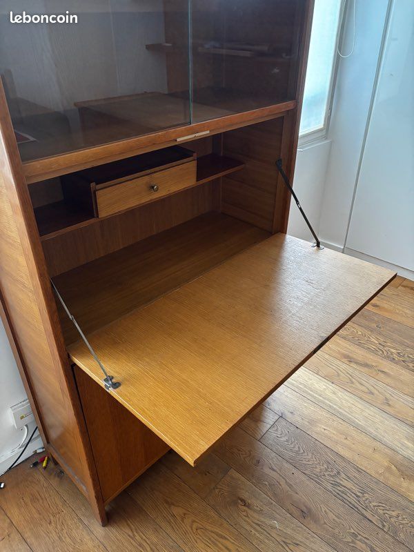 Secrétaire en bois année 60-70 (image 7)