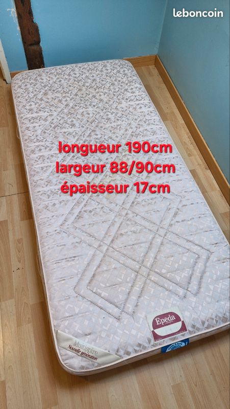 Matelas, sommiers diverses tailles (image 1)