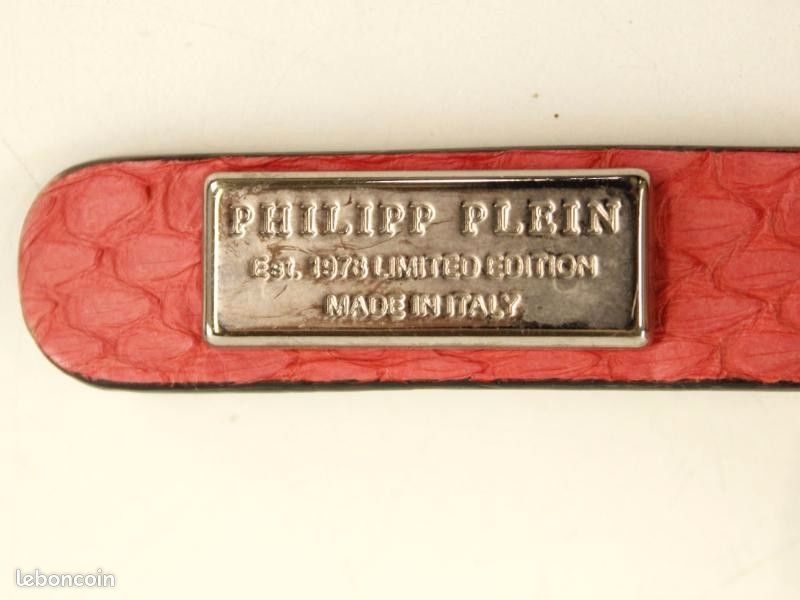 Ceinture fine rose philipp plein Accessoires Bagagerie