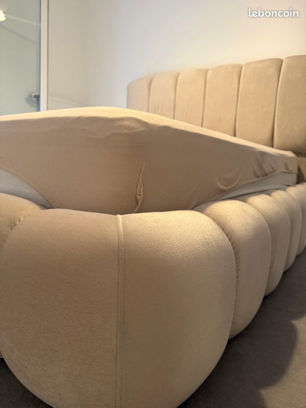 Lit coffre Bubble Solin Home 160x200 – Excellent état (image 6)