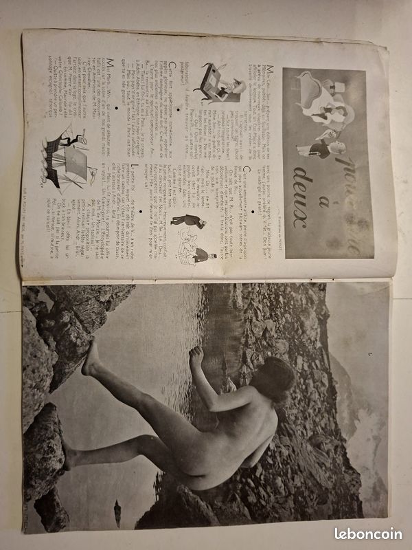 814 Pour lire à deux – Revue érotique ancienne n°20 – Janvier 1936 – Nus artistiques (image 3)