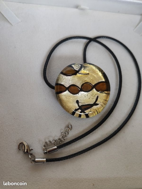 Collier italien Roffolo en verre (image 1)