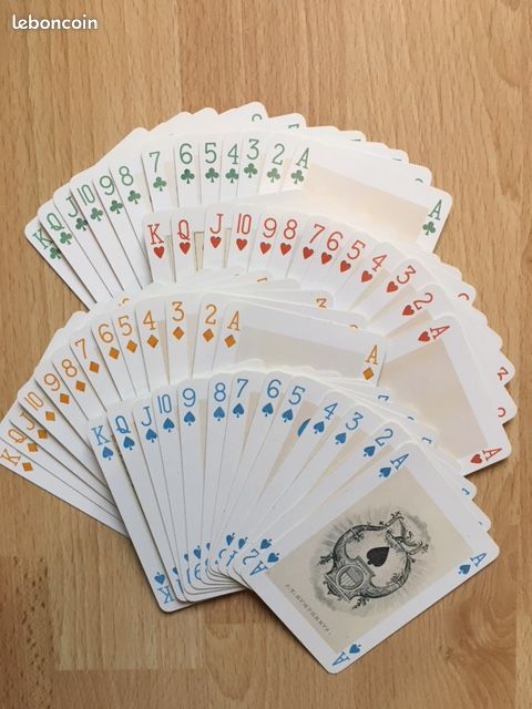 COMPTEUR DE POINTS Jeu de Cartes Ancien - Bézique Marker EUR 28,00 - FR