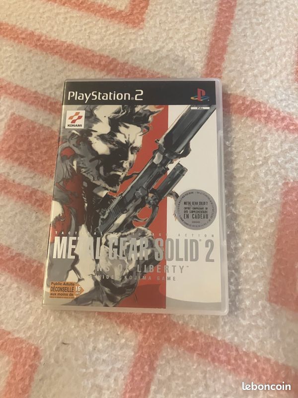 Metal Gear Solid 2 Sur PS2 - Édition Rare Super Complet, Très Bon état