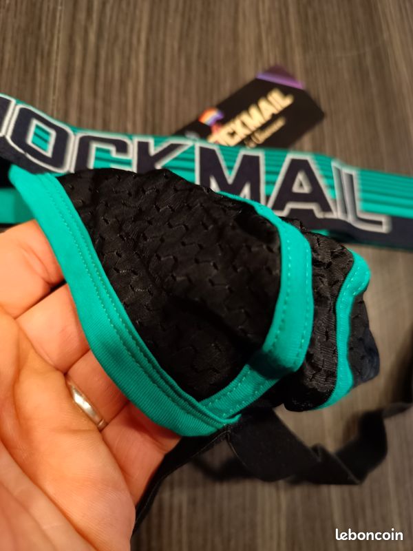 Boxer Jockmail Vert Taille M – Neuf Sans étiquette – Lingerie Sculptante Homme