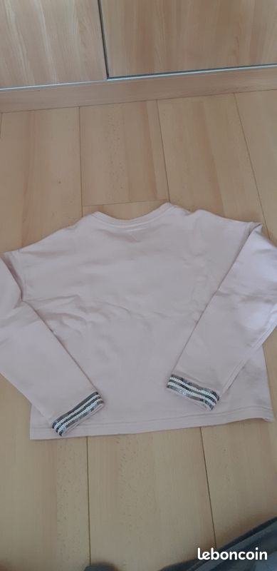 Vends pull rose de la marque ikks (image 2)