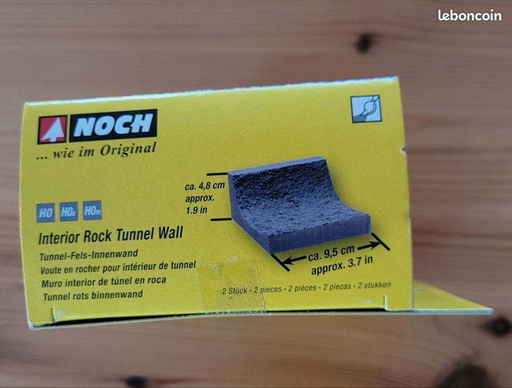 Noch ref. 58033 voûte en rocher pour intérieur de tunnel courbe ech.1:87 - Modélisme Noch ref. 58033 voûte en rocher pour intérieur de tunnel courbe ech.1:87 - Modélisme
