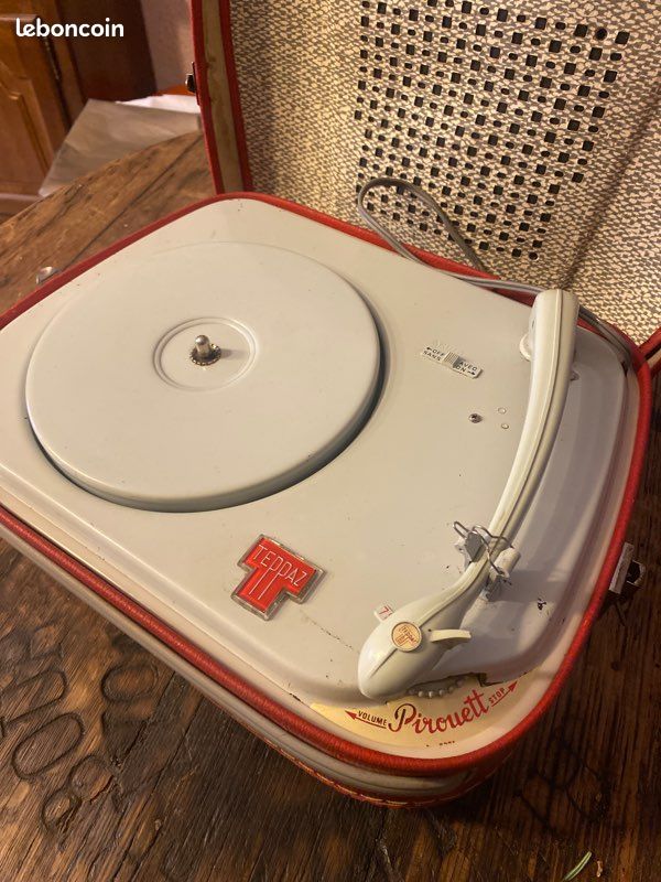 Tourne-disque Teppaz Tourist - 1963 - Fonctionnel - Rare - Occasion