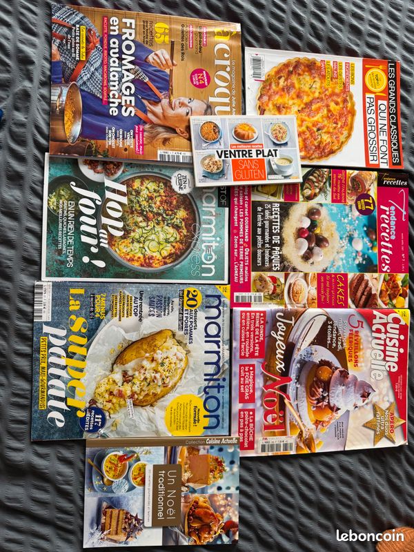 Lot magazines cuisine divers (image 1)