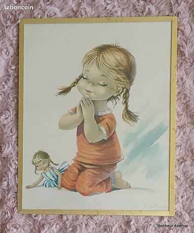 Mini tableau vintage des années 1970 ! Fournitures scolaires vintage pour enfants ! - Canada