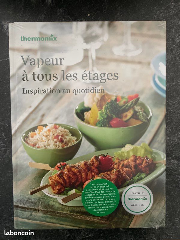 Livre Thermomix Vapeur à tous les étages neuf - Sous blister (image 1)