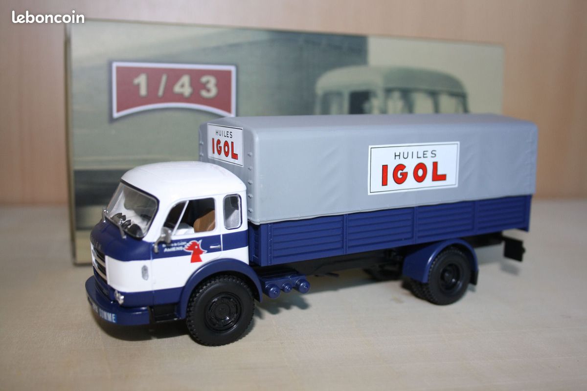 Berliet GBK Fourgon atelier Shell Le Mans 1964 - modèle Camions