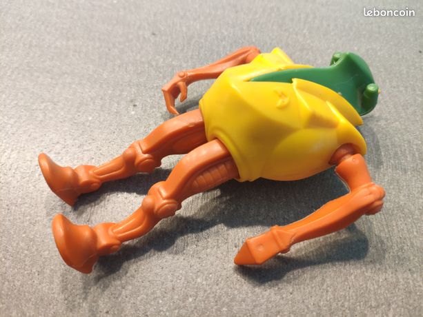 Figure Atlantic Galaxy Série Dynatlon – Torse Vert, Membres Jaunes, Tête Orange