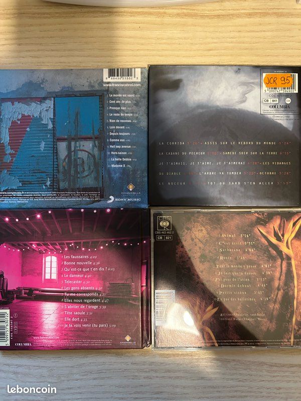 Lot cds Francis Cabrel (image 2)
