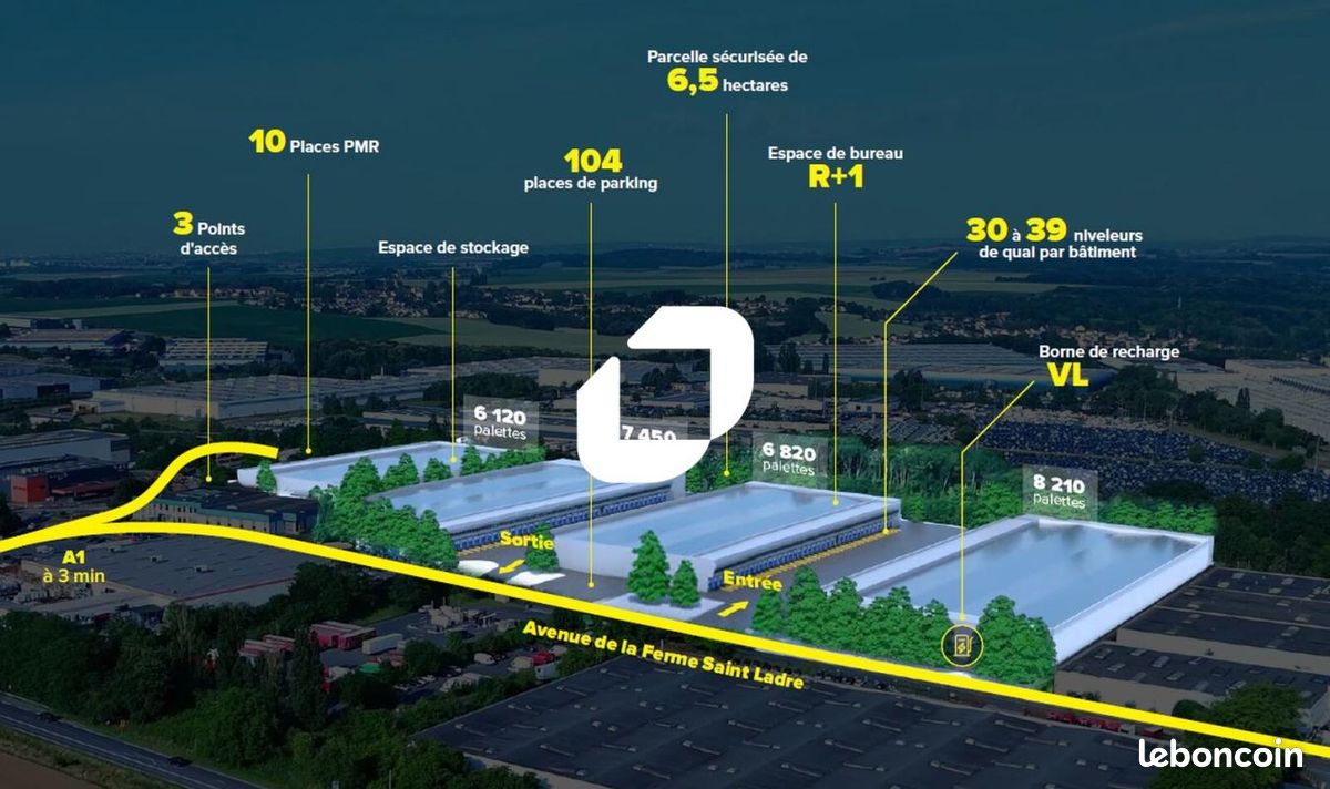 Local logistique 1 322 m² (image 13)