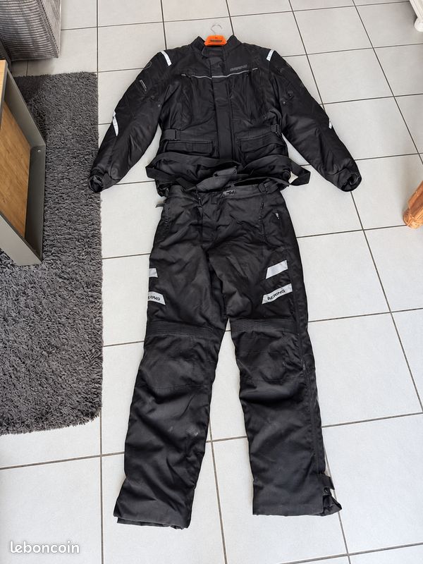 Ensemble moto Bering veste + pantalon – XXL – État neuf (image 1)