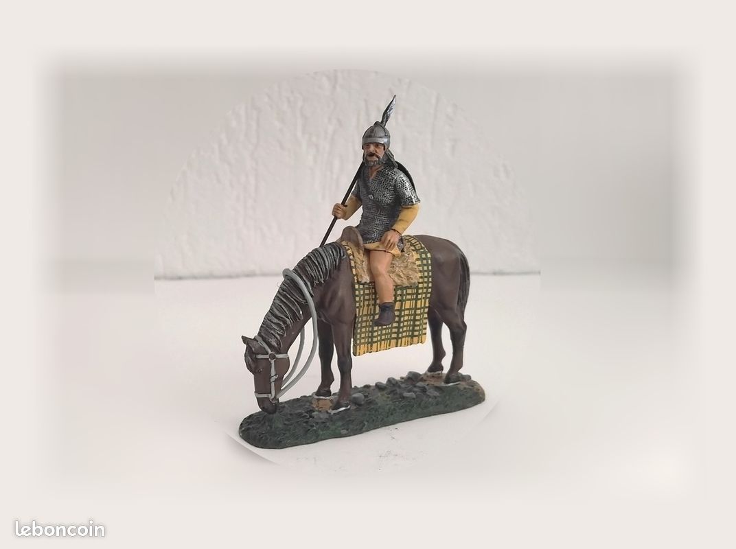 Soldat de plomb figurine cavalier Picte, VIII siècles du moyen âge (image 1)
