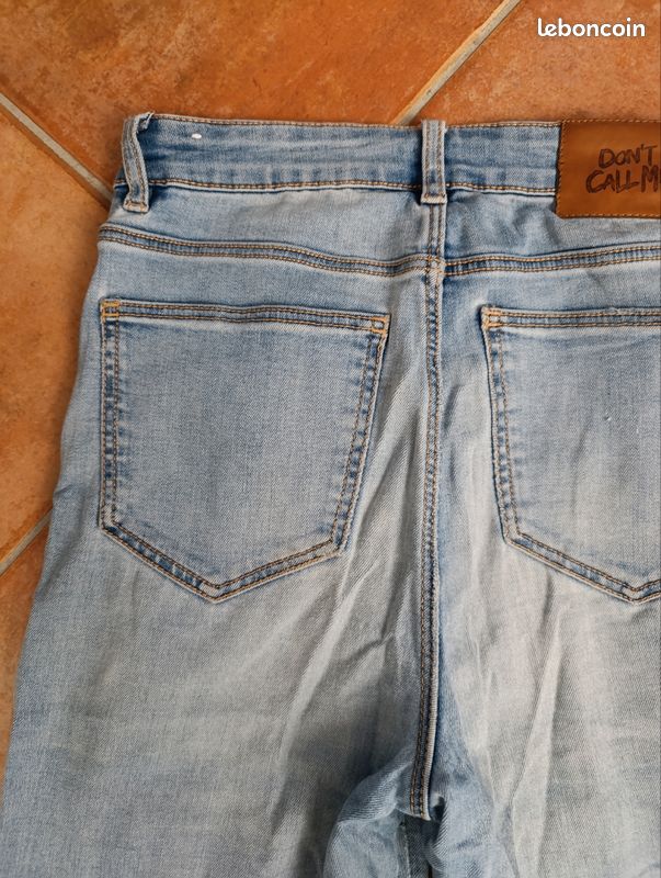 K Jean stretch bleu clair skinny Jennyfer taille 36 (image 9)