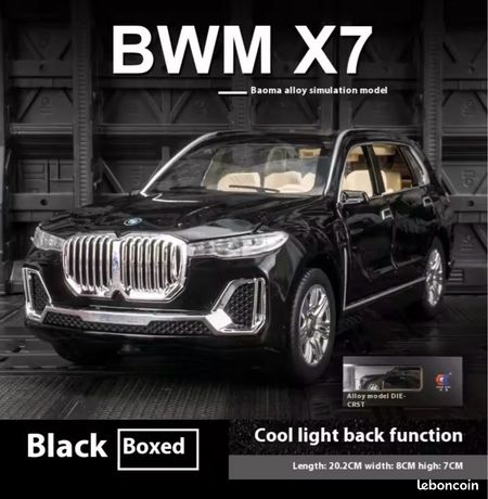 Modèle De Voiture BMW X6 SUV 1/24 En Alliage – Reproduction Détaillée – Cadeau Collection Ou Décoration