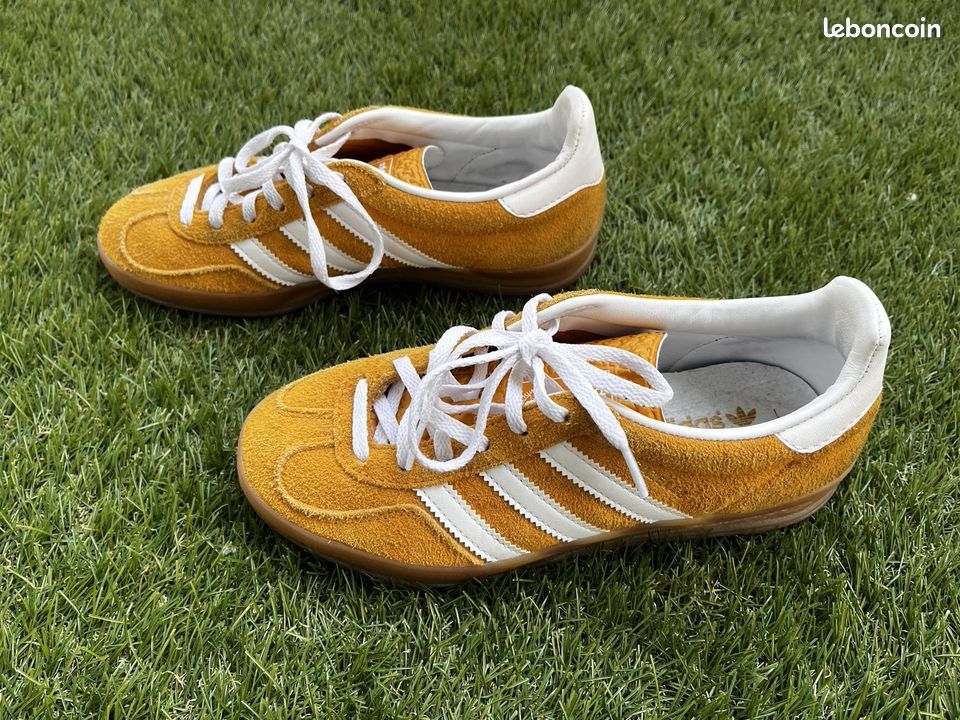 Basket Adidas Jaune Gazelle Jaune Moutarde Femme Adidas Gazelle