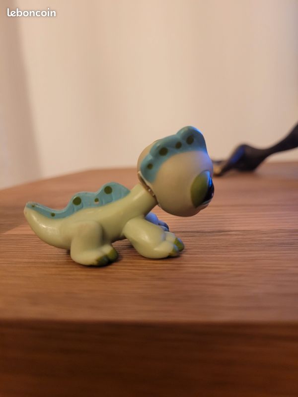 Littlest PetShop Iguane Vert Yeux Trefles N°499 Pet Shop (image 4)
