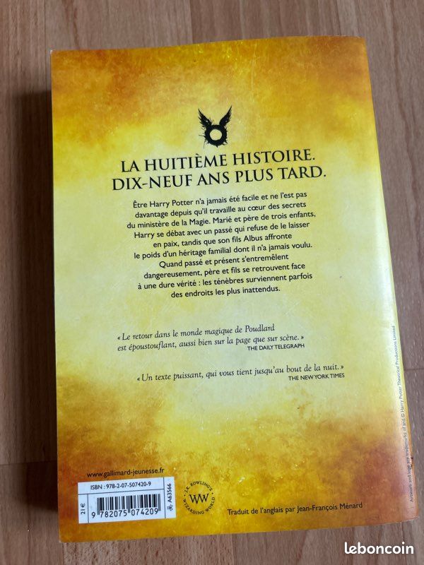 Harry Potter et l’enfant maudit - J.K. Rowling (image 2)