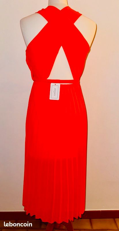 Robe orange T.U New collection neuve (image 3)