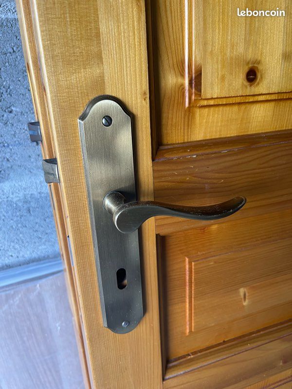 Lot de 5 portes intérieur en sapin (image 2)