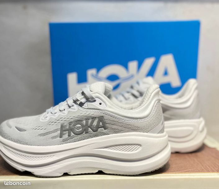 Gris HOKA Bondi 9 (image 3)