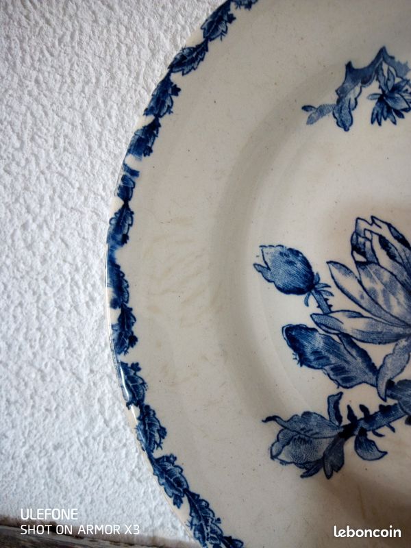 1920 Assiette GIEN - modèle Cactus (image 3)