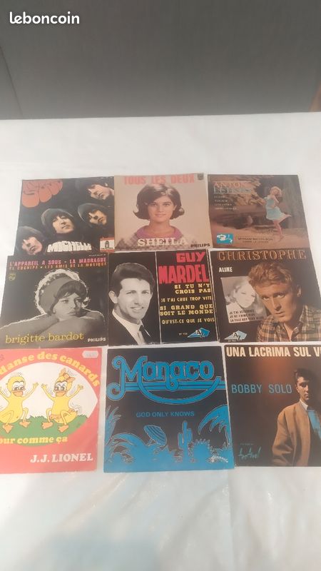 Lot de disques 45T variété française et étrangère (image 4)