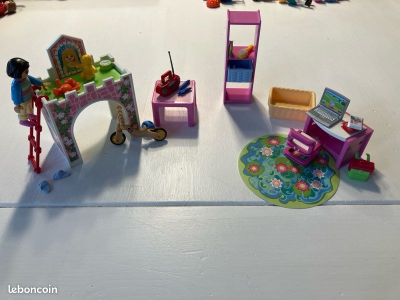 Chambre Playmobil fille ( Rose) (image 1)