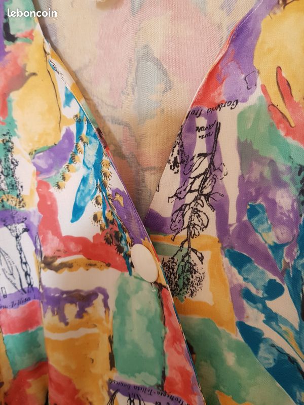 Robe imprimée chic T44 (image 4)