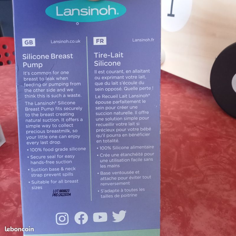 Tire lait Manuel lansinoh (image 3)