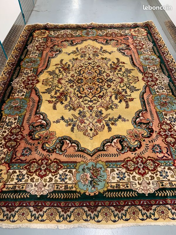 Bakhtiar Ancien Tapis oriental 198x145 cm - Tissé à la main, pièce