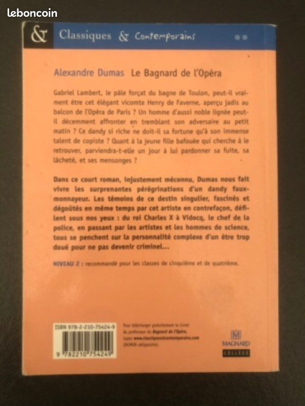 Le Bagnard de l’Opera, Alexandre Dumas (image 2)