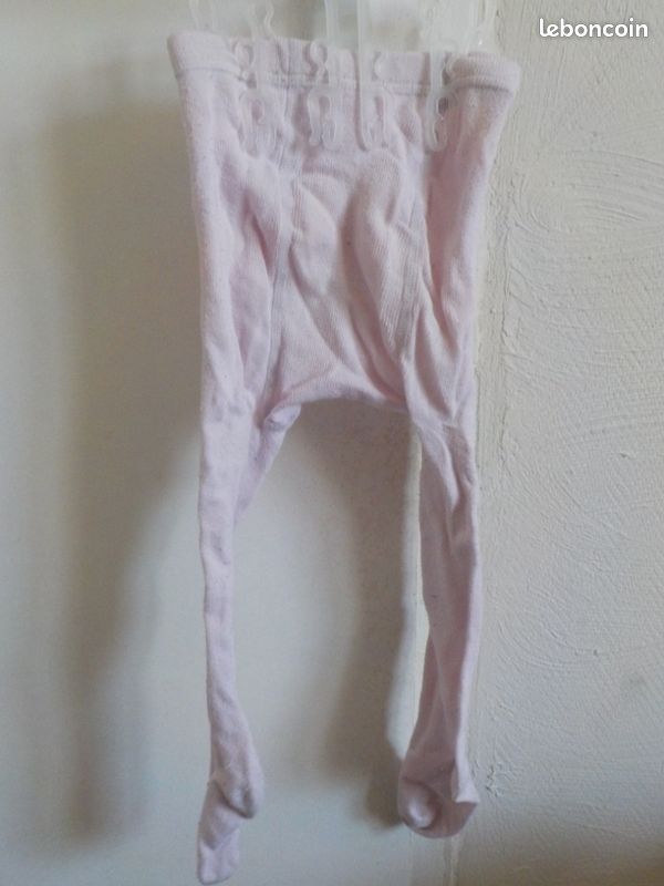 Collant 23 mois rose clair (image 2)