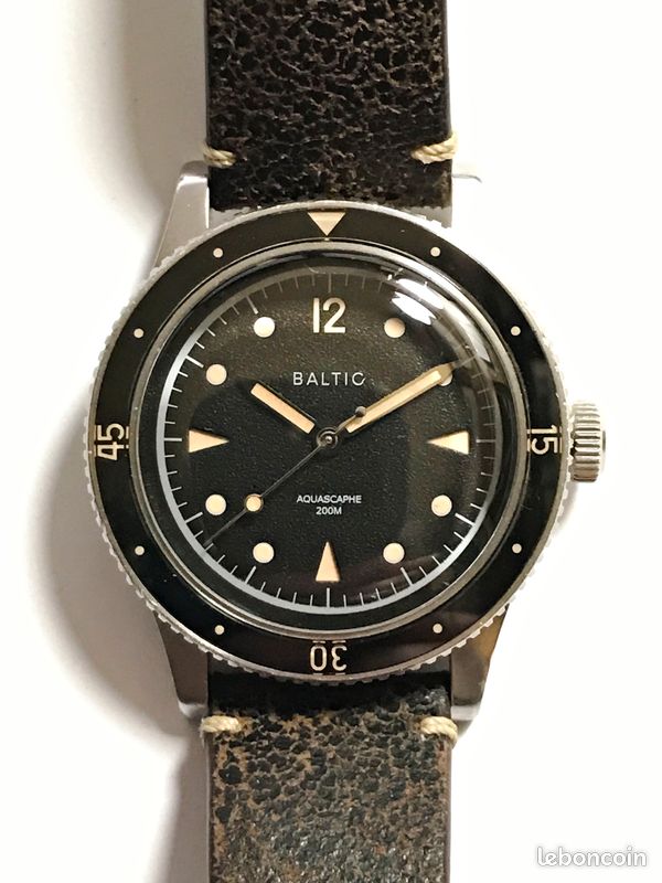 Baltic Aquascaphe Classic Noir Cr me Montre Plong e Mixte D baltic-aquascaphe-classic-noir-cr-me-montre-plong-e-mixte-d