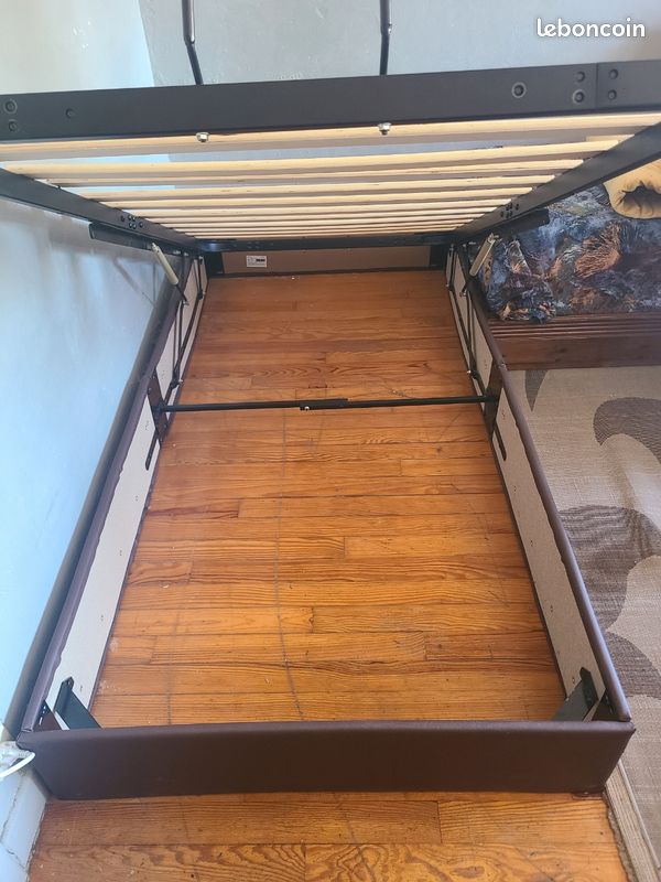 Lit cofre une place avec matelas (image 1)