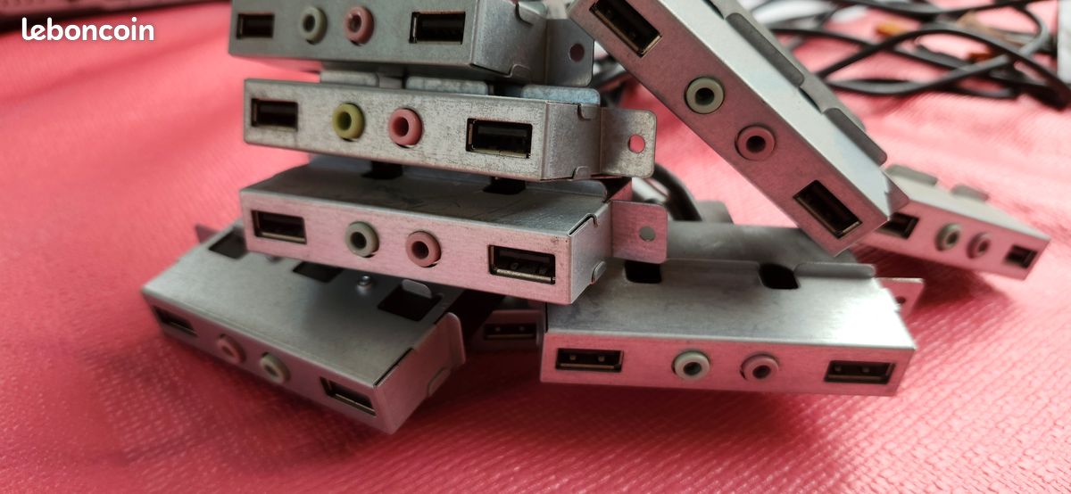 10 Panel Avant Lenovo ThinkCentre M58 Desktop Front I/O USB Audio Assembly- 43N9077 (image 1)